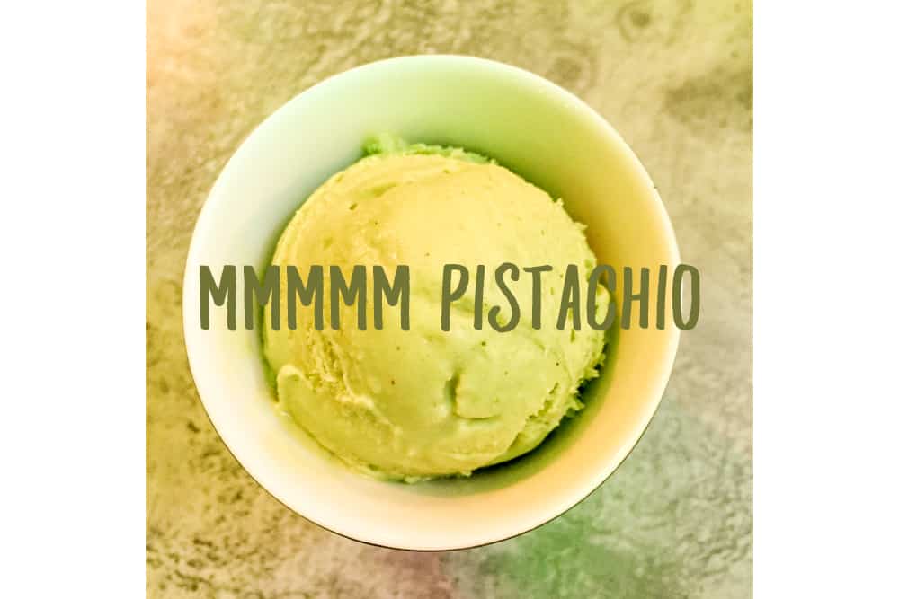 yummy pistachio gelato